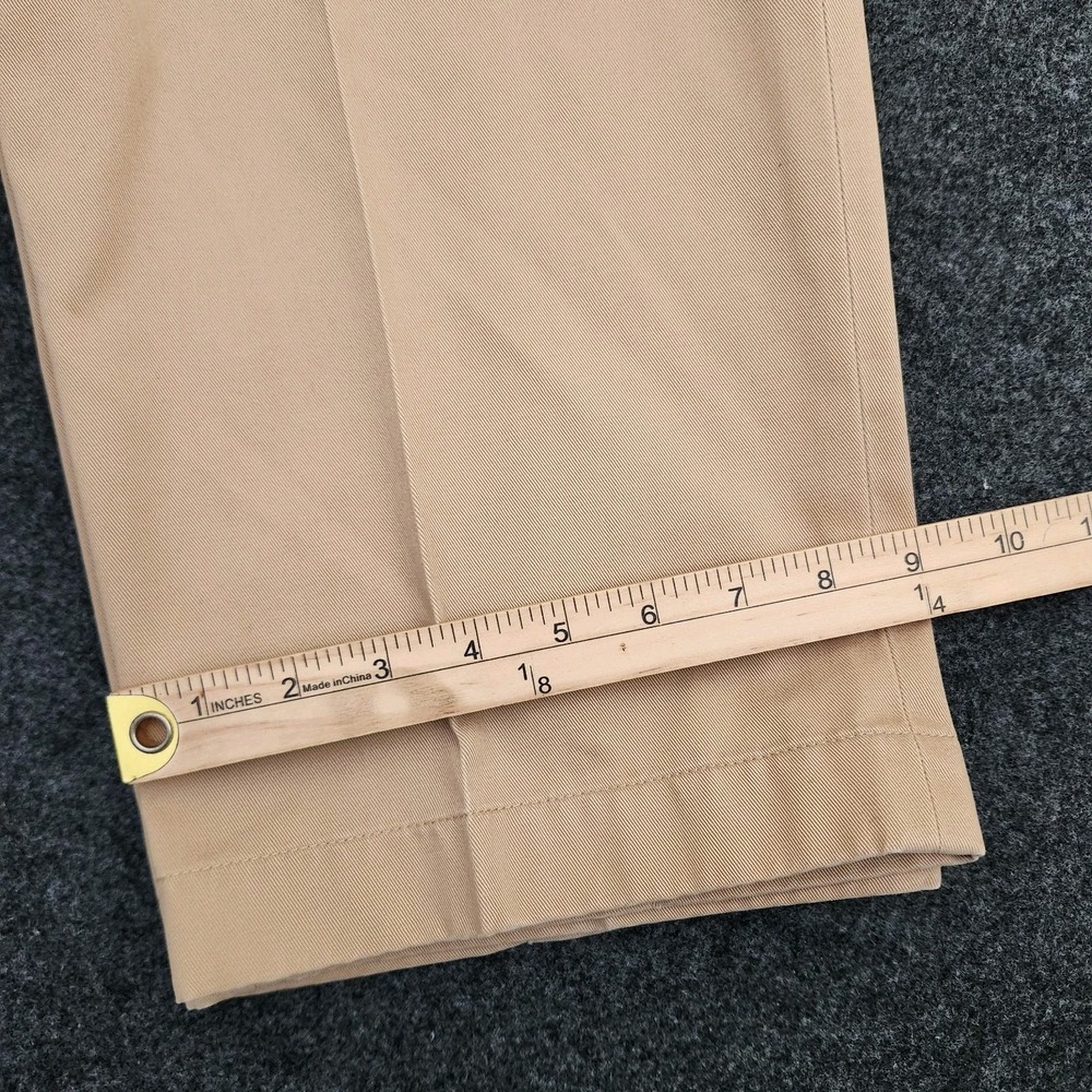 Brooks Brothers Mens 40x32 Khaki Advantage Chino Clark Casual Pants Office - Picture 7 of 10